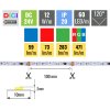 Digitális RGB LED-szalag 12W/m 24V védelem nélkül IP20