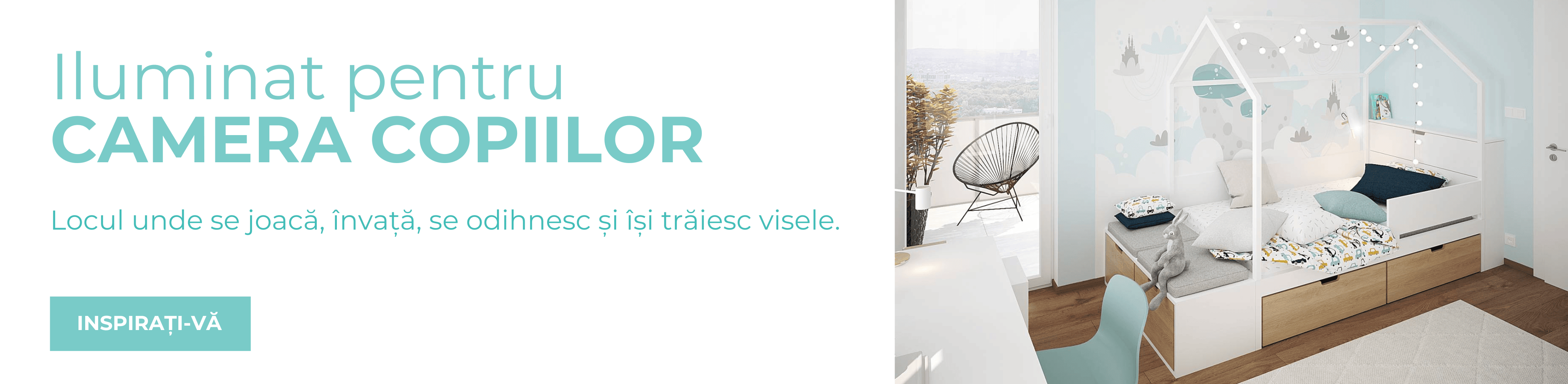 Iluminat pentru camera copiilor