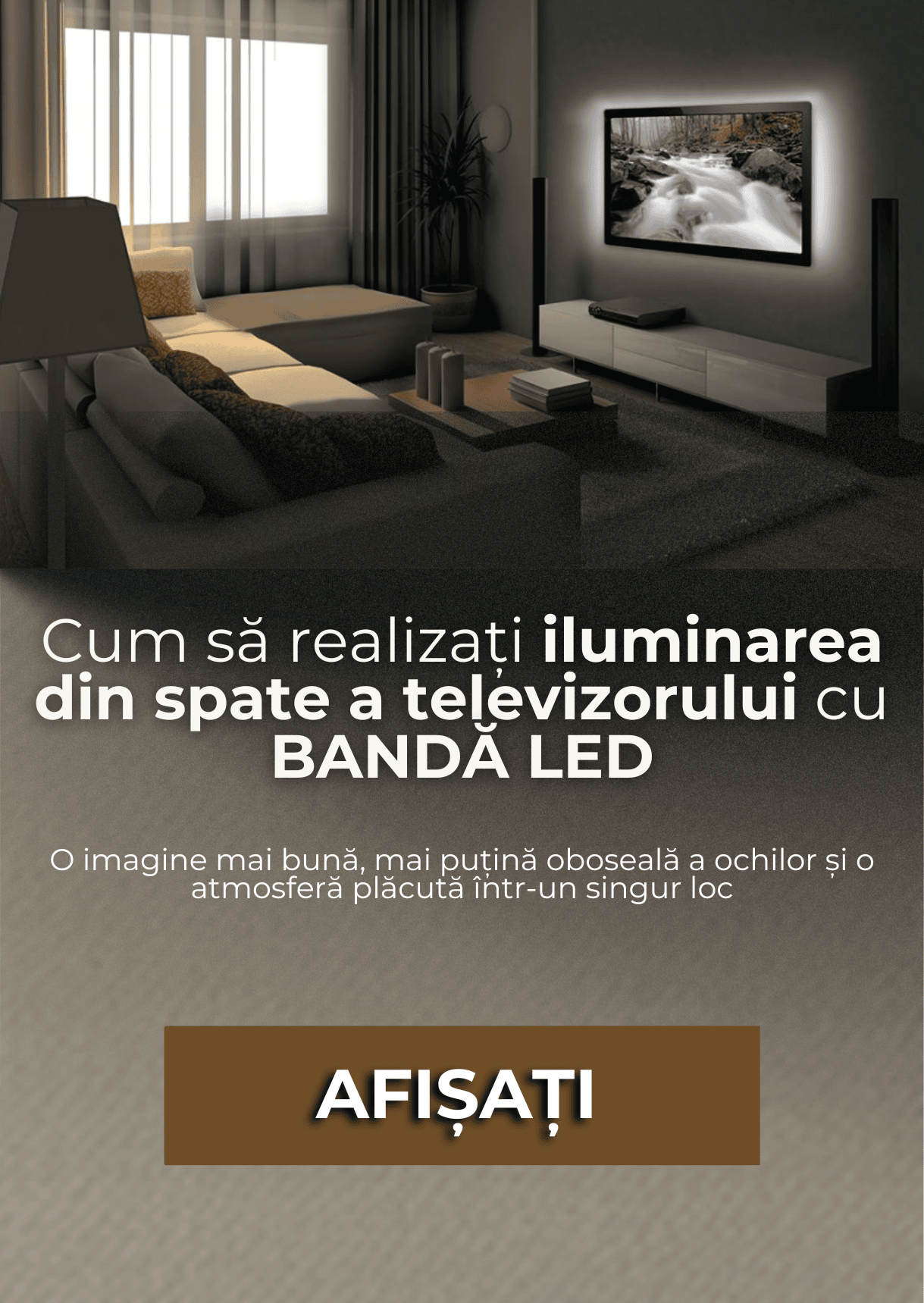 Cum să iluminați televizorul cu benzi LED