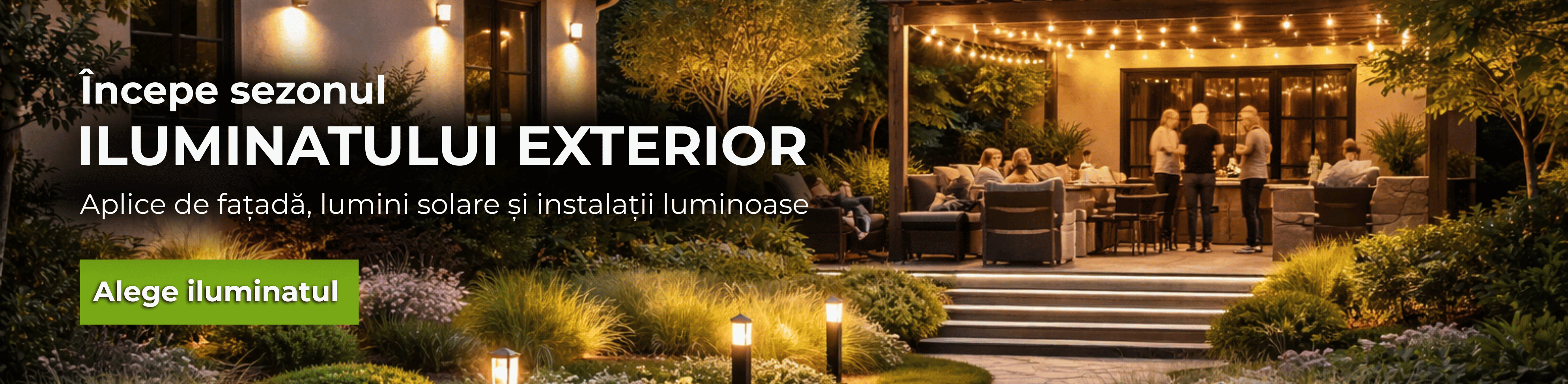 Începe sezonul iluminatului exterior