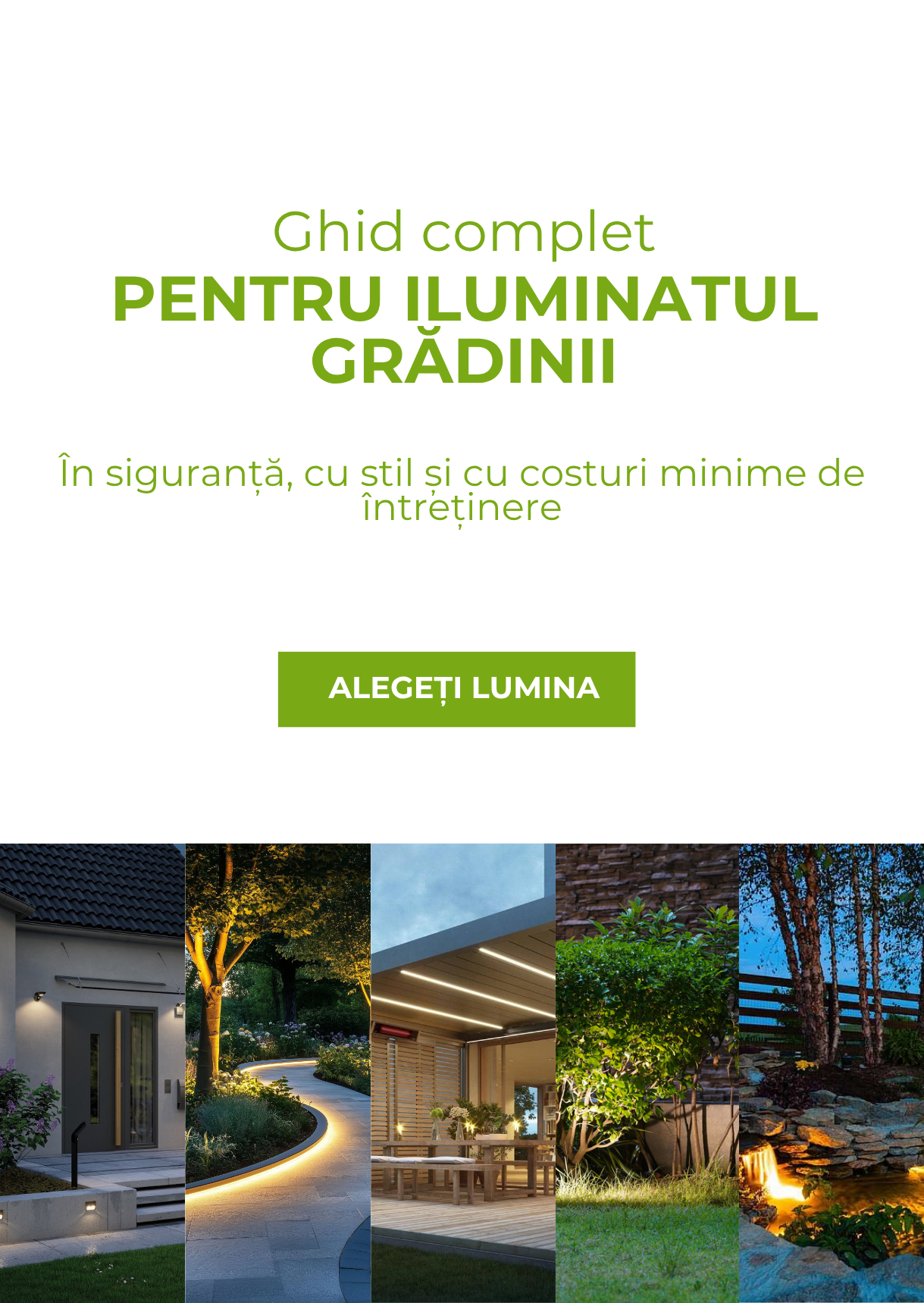 Iluminat de grădină