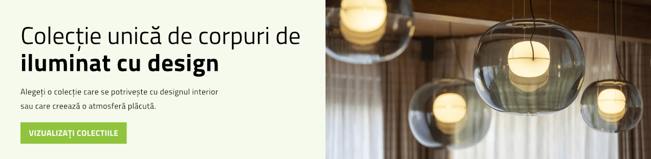 Colecție unică de corpuri de iluminat de design