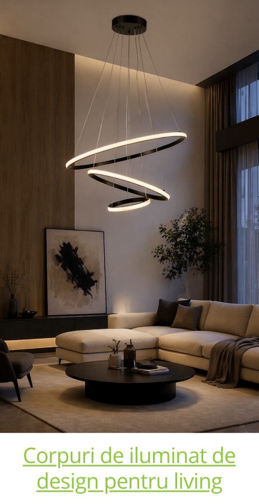 Corpuri de iluminat de design