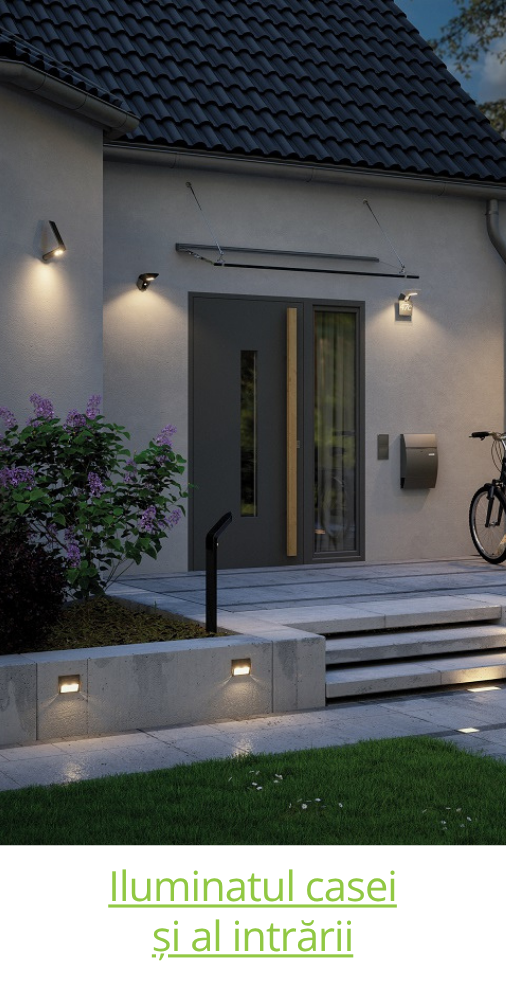 Osvětlení domu a vchodu