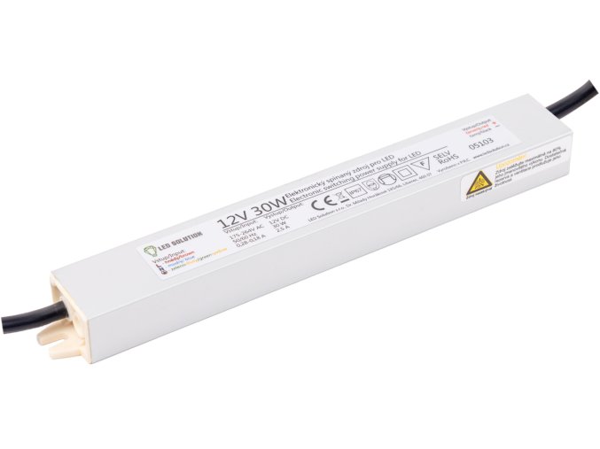 65967 transformator alimentare led 12v 30w ip67