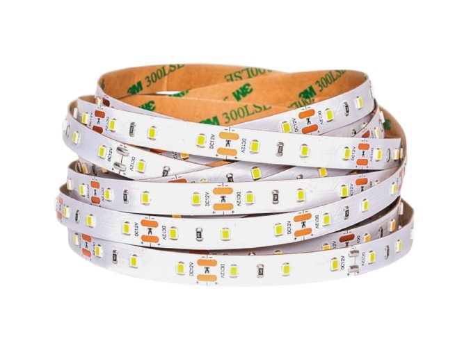Bandă LED 12W/m 12V fără protecție IP20