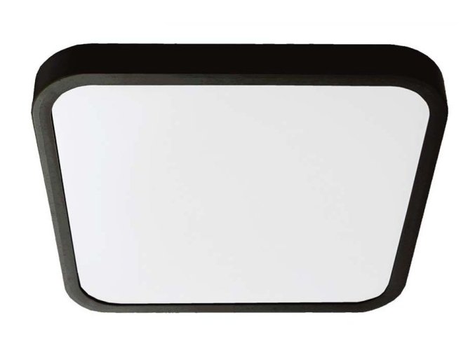 132127 cerne prisazene led svitidlo ctvercove 48w ip44 premium