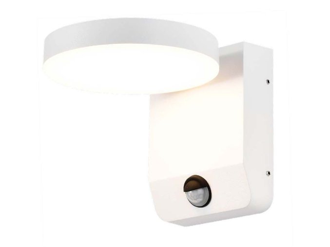 132544 bile fasadni led svitidlo kulate s pohybovym cidlem 17w ip65