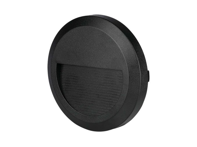 132586 cerne led schodistove svitidlo kulate 2w ip65