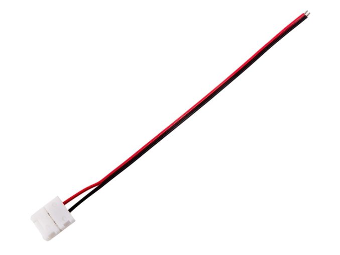 Conector pentru bandă LED cu cablu (selectați lățimea conectorului pentru lățimea benzii de 8 mm)