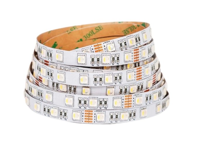 Bandă LED RGBW 19,2W/m 24V fără protecție