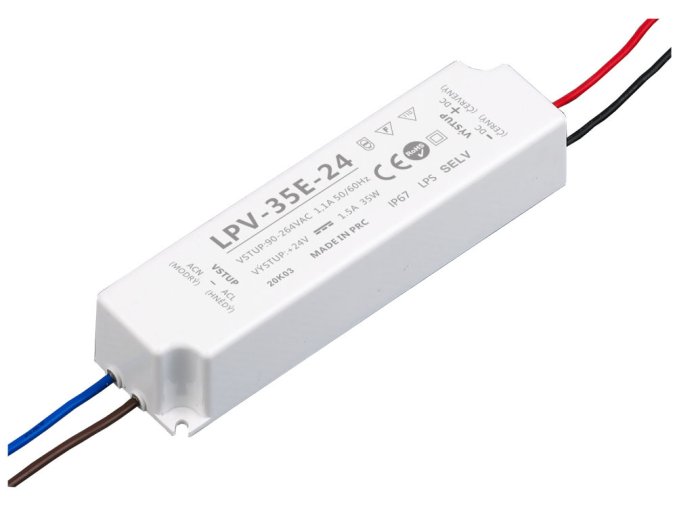 75089 transformator alimentare led 24v 35w ip67