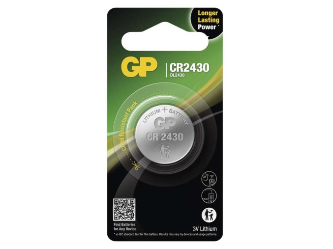114867 baterie buton litiu gp cr2430 1pc