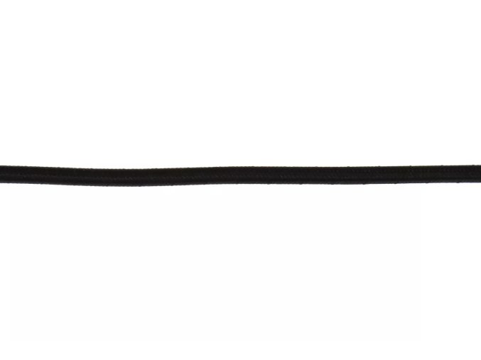 Cablu cu împletitură textilă 3x0,75mm (Culoare: negru)