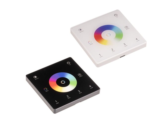 129168 dimled bezdratovy nastenny ovladac slim univerzalni 4 kanalovy