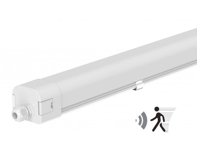 129294 9 led prachotesne svitidlo 120cm 40w s pohybovym senzorem