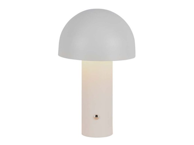 130818 bila led stolni nabijeci lampa 250mm 3w