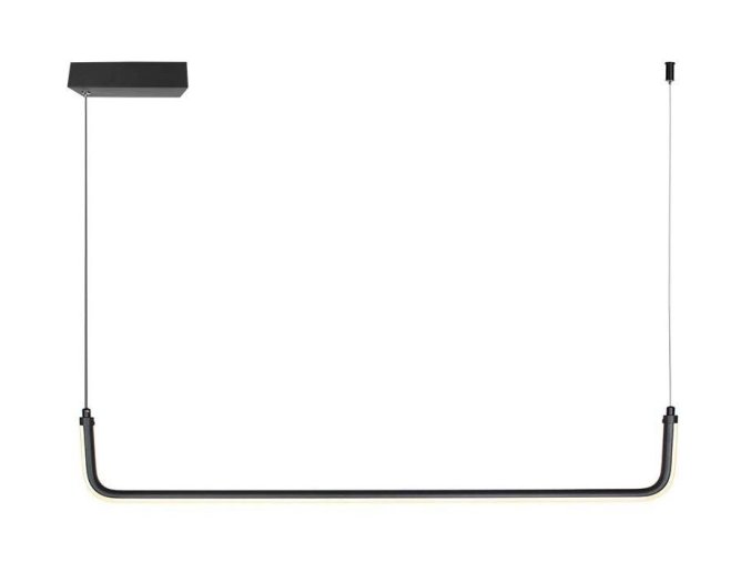 131046 cerne zavesne led svitidlo designove 90 5cm 12w