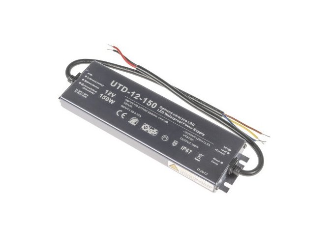 76337 1 transformator alimentare led 12v 150w ip67 premium