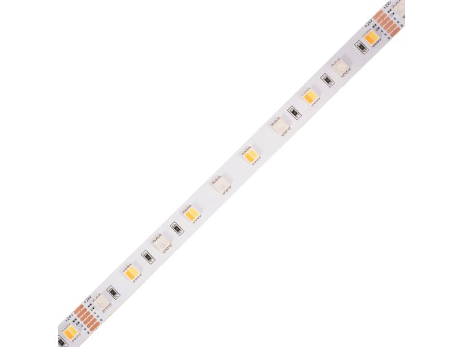 129969 rgb cct led pasek 12 5w m 24v bez kryti ip20