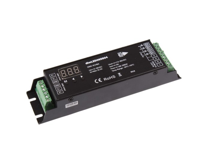 131377 6 dimled dmx dekoder pro led pasky 4 kanalovy