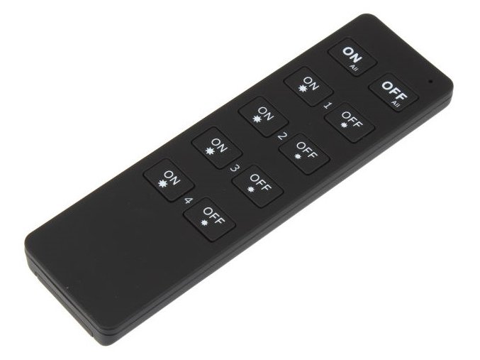 Telecomandă dimLED negru (4 canale)