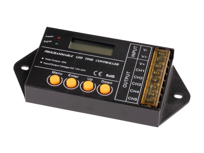 69191 4 programovatelny ovladac pro led usb 5ch 20a