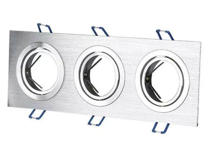 cadru triplu din aluminiu periat