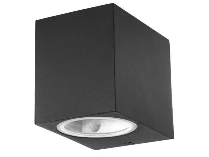 lumina de fatada neagra gu10