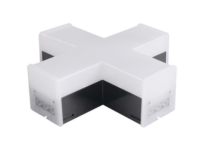 128931 1 cerny x konektor pro led linearni svitidlo
