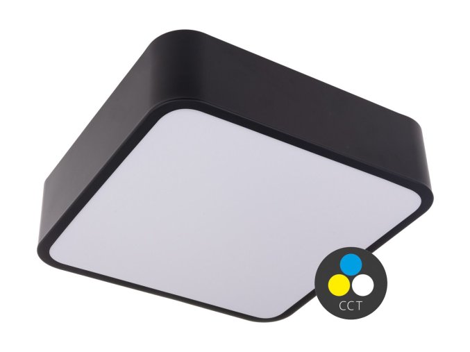 129336 2 cerne led stropni svitidlo hranate 400x400mm 36w cct
