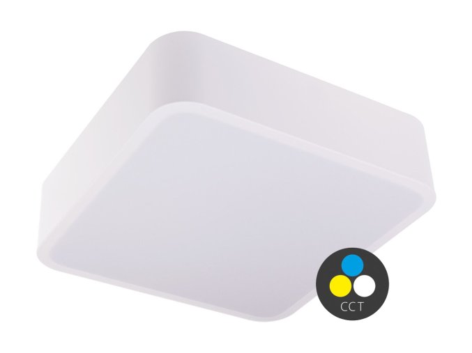 129345 2 bile led stropni svitidlo hranate 400x400mm 36w cct