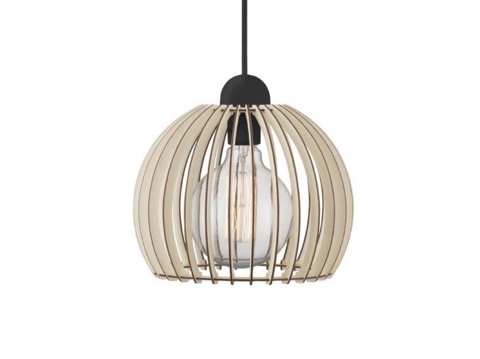 131917 dreveny zavesny lustr chino pro zarovku e27 25cm