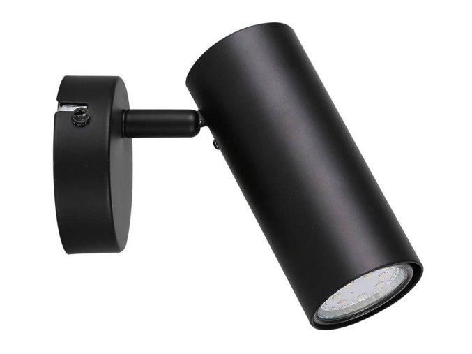 lumina tavan negru colly pentru 1x gu10 bec obr1