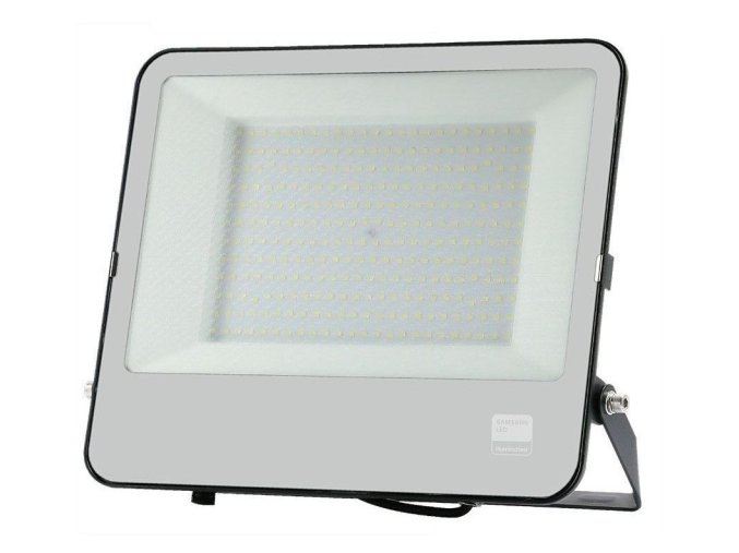 133467 cerny led reflektor 200w premium s 1m kabelem