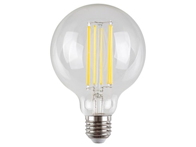 136821 led zarovka filament g95 12w e27