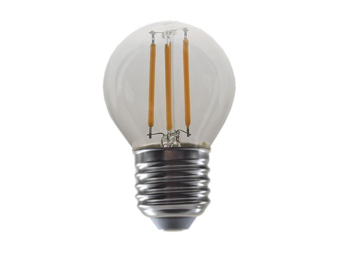 136833 5 led zarovka filament g45 4w e27