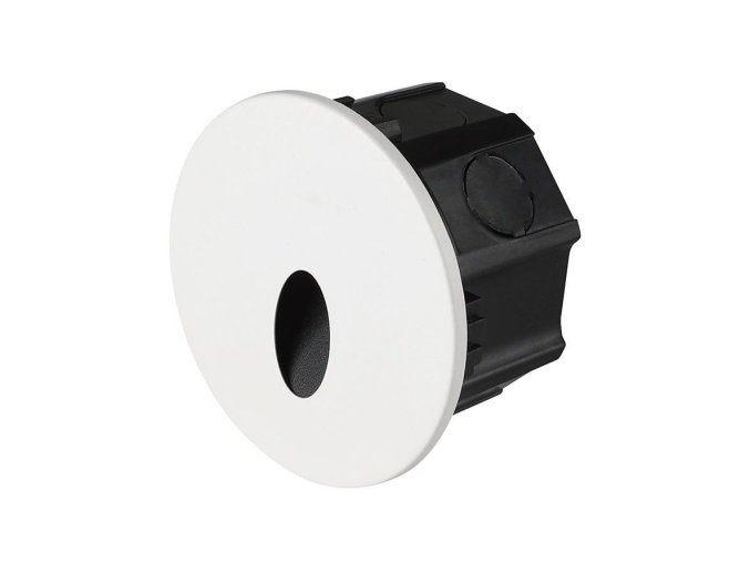 138261 led vestavne schodistove svitidlo kulate 3v1 3w ip65 cct