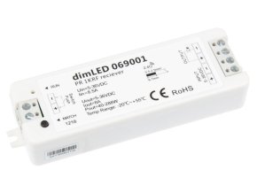 68490 3 receptor cu funcție de atenuare pentru conturi cu led