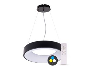 131866 smart tuya cerne zavesne led svitidlo kulate 480mm 48w cct s do