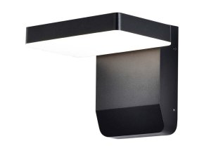 132529 cerne fasadni led svitidlo ctvercove 17w ip65