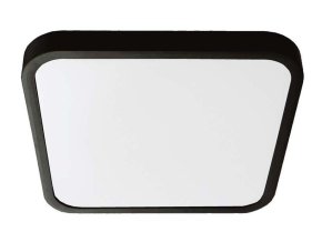 129609 cerne prisazene led svitidlo ctvercove 24w ip44
