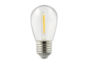 130185 led zarovka filament 1w e27 ovalna