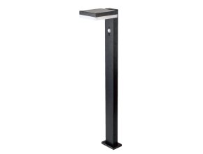 130755 cerna led zahradni solarni lampa hranata s pohybovym cidlem 5 5w ip54