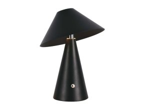 130731 cerna led stolni nabijeci lampa 240mm 3w