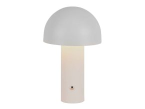 130818 bila led stolni nabijeci lampa 250mm 3w