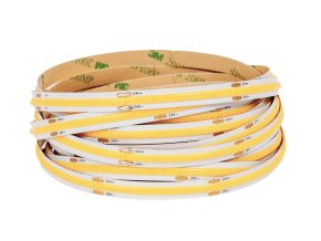 Bandă COB LED 8W/m 24V fără protecție IP20 (Culoare lumină alb cald)