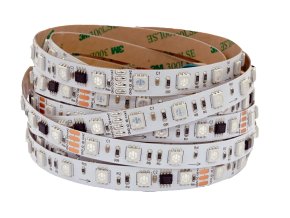 Bandă LED RGB Digitală 12W/m 24V fără protecție IP20
