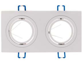 79665 cadru dublu alb pătrat cu balamale pentru tavan