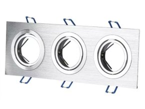 cadru triplu din aluminiu periat